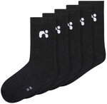 NAME IT Unisex Nknlaris 5p Noos Socken, Black/Pack:5 X BLACK, 40-42 EU