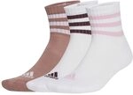 adidas Unisex 3-Stripes Cushioned Sportswear Mid-Cut Socks 3 Pairs,...