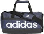 Adidas Unisex Essentials Linear Duffel Bag, Shadow Navy/Black/White, XS