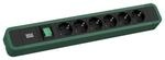 BACHMANN Primo 2 6xCEE7/3 1xSchalter 2,0m CEE7/7 RAL6028
