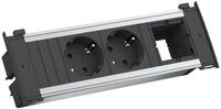 BACHMANN 927.002 Black Socket-Outlet &ndash; Socket-outlets (204 mm, 45 mm)