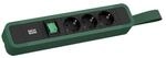 BACHMANN Primo 2 3xCEE7/3 1xSchalter 2,0m CEE7/7 RAL6028