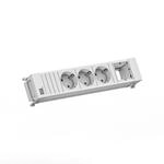 BACHMANN Power Frame 3xCEE7/3 1xCM 0,2m GST18 RAL9010