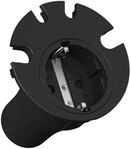 Bachmann Loop IN Einbausteckdose mit 4X Kabeldurchlass, schwarz (938.001)