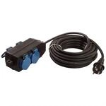 Bachmann Verteilersteckdose 349.044 4xSchuko 10m Mehrfachsteckdose 4016514087464