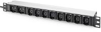 DIGITUS Steckdosenleiste 10-fach 2m 1HE/IEC C20/8xC13 2xC19/16A 2 m 2 m IEC