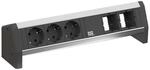 BACHMANN Desk 3xCEE7/3 sw 2xCM, 1m 3G1,5mm&sup2; GST18