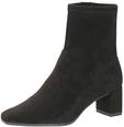 CAPRICE Damen Stiefeletten mit Absatz mit Rei&szlig;verschluss Vegan, Schwarz (Black