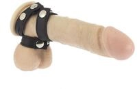 Erotic Fashion ra7420 Penisband , schwarz Echtes Leder, 1er-Pack (1 x 1 St&uuml;ck)