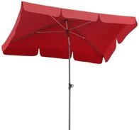 Schneider Sonnenschirm Locarno, rot, 180 x 120 cm rechteckig, Gestell Stahl,