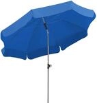 Schneider Sonnenschirm Locarno, royalblau, 200 cm rund, Gestell Stahl,...