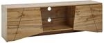 FineBuy Lowboard 160x40x50 cm Eiche-Dekor Braun, TV-Schrank Kachelmuster