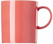 Thomas Sunny Day Soft Red Becher mit Henkel - Kaffeebecher f&uuml;r Hei&szlig;getr&auml;nke,