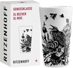 RITZENHOFF 3741001 Kaffee-Tasse XL 500 ml - Serie Genussklasse Nr. 1 -