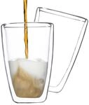 Haushalt International Cappuchinoglas, doppelwanding, Becher, Glasbecher,