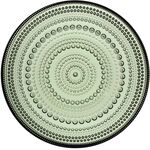 Iittala Teller Kastehelmi aus Glas, in der Farbe Tannengr&uuml;n, Gr&ouml;&szlig;e:...