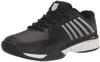 K-Swiss Men's Hypercourt Express 2 Tennis Shoe (Black/White/Highrise, 9.5)