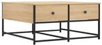 vidaXL Couchtisch, Beistelltisch mit viel Stauraum, Wohnzimmertisch Sofatisch mit