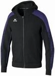 Erima Kinder EVO STAR Trainingsjacke mit Kapuze Schwarz Ultra Violet 164