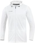 JAKO Kinder Kapuzenjacke Run 2.0, Wei&szlig;, 164