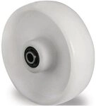 Promat Ersatzrad Rad-&Oslash; 150 mm Tragf&auml;higkeit 300 kg Polyamid wei&szlig; Achs-&Oslash; 20...