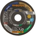RHODIUS XT69 &Oslash; 115 x 1 mm, 10 St&uuml;ck Universal Trennscheiben, Made in Germany, f&uuml;r