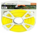 STIHL 0000 930 2344 M&auml;hfaden Trimmerfaden Rund 3mm x 55 Meter in der Farbe Gelb