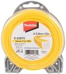 Makita E-02870 M&auml;hfaden Vierkant 3,0 mm x 15 m Square Trim PRO Longlife, verst&auml;rkt,