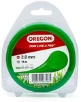 Oregon Runder M&auml;hfaden 2 mm, Gr&uuml;n, F&uuml;r Gras, Unkraut, Rasen und Blumenbeete,