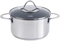 Kelomat, 1803-383, Fleischtopf mit Glasdeckel, 24cm 5.7L, Kelomat PERFEKT, LBH 35,4 x