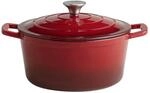 APS 88302 Kochtopf mit Deckel "5 STARS", Schmortopf Gusseisen,...