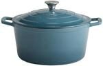 APS 88315 Kochtopf mit Deckel "5 STARS", Schmortopf Gusseisen, induktionsgeeignet,