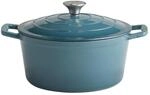 APS 88313 Kochtopf mit Deckel "5 STARS", Schmortopf Gusseisen, induktionsgeeignet,