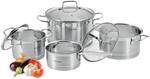 ProfiCook PC-KTS 1224 Induktions-Kochtopfset, Topfset 7 teilig, f&uuml;r alle Herdarten;