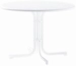 Sieger 136/W Boulevard-Klapptisch mit mecalit-Pro-Platte &Oslash; 100 cm, Stahlrohrgestell