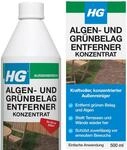HG Algen- & Gr&uuml;nbelagentferner, konzentrierter Reiniger f&uuml;r Au&szlig;enwege,...