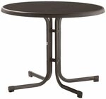 Sieger 209/G Boulevard-Klapptisch mit mecalit-Pro-Platte &Oslash; 86 cm, Stahlrohrgestell