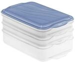 Rotho Aufschnittsbox 3 F&auml;cher blau