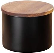WENKO Aufbewahrungsdose Mod. Mio Vorratsglas 0,5 L aus Borosilikatglas Schwarz