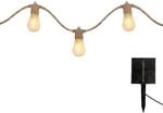 LUMISKY Solar- und Netz-Lichterketten 10 transparente LED-Lampen warmwei&szlig; FANTASY