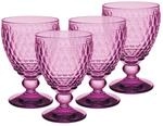 Villeroy & Boch Boston Berry Rotweinglas 4er Set, 200 ml, Kristallglas f&uuml;r Rotwein,