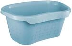 keeeper W&auml;schekorb mit H&uuml;ftst&uuml;tze, 30,5 l, Tilda, Nordic Blue