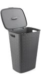 CURVER W&auml;schekorb Softex 56L &ndash; Elegantes Design &ndash; leicht, stapelbar und