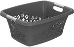 Rotho Flowers W&auml;schekorb 25l mit 2 Griffen, Kunststoff (PP) BPA-frei,...