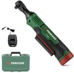 Parkside Akku-Ratsche PAR 12B1, 12V, 54 Nm, 2 Ah Li-Ion Akku, mit Ladeger&auml;t und