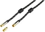 Vivanco 48139 Koaxialkabel 3m F schwarz