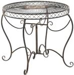 CLP Gartentisch rund im Jugendstil Sheela, Metalltisch aus Eisen...