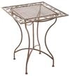 CLP Gartentisch Asina quadratisch 60x60 cm, romantischer Bistrotisch im...