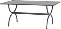 MBM 156135 Tisch Romeo, 160 x 90 x 73 cm, Eisengestell Plattenfarbe marone antik