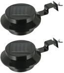 HAC24 2x Solar Dachrinnenleuchte Dachrinnenlampe Dachrinnen Lampe Licht Regenrinne
